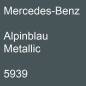 Preview: Mercedes-Benz, Alpinblau Metallic, 5939.